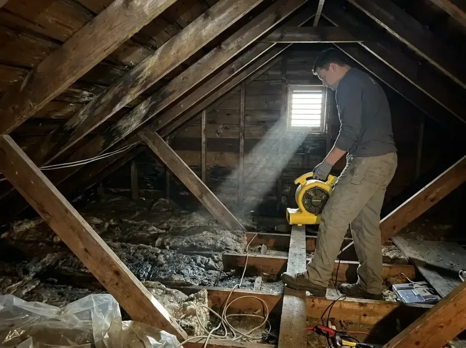 attic-water-damage-drying-proc-007 — frequently asked questions, Emergency Water Extraction & 24/7 Flood Response in Granite…